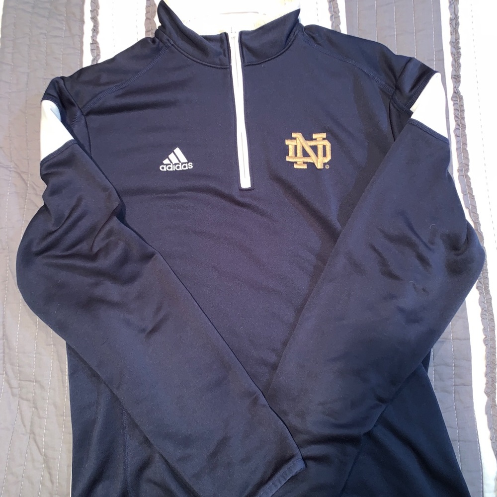 Men’s Norte Dame Adidas Sweater - Size Small